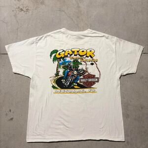 2008 Leesburg Gators Harley Davidson T-Shirt White Florida Gators Size XL